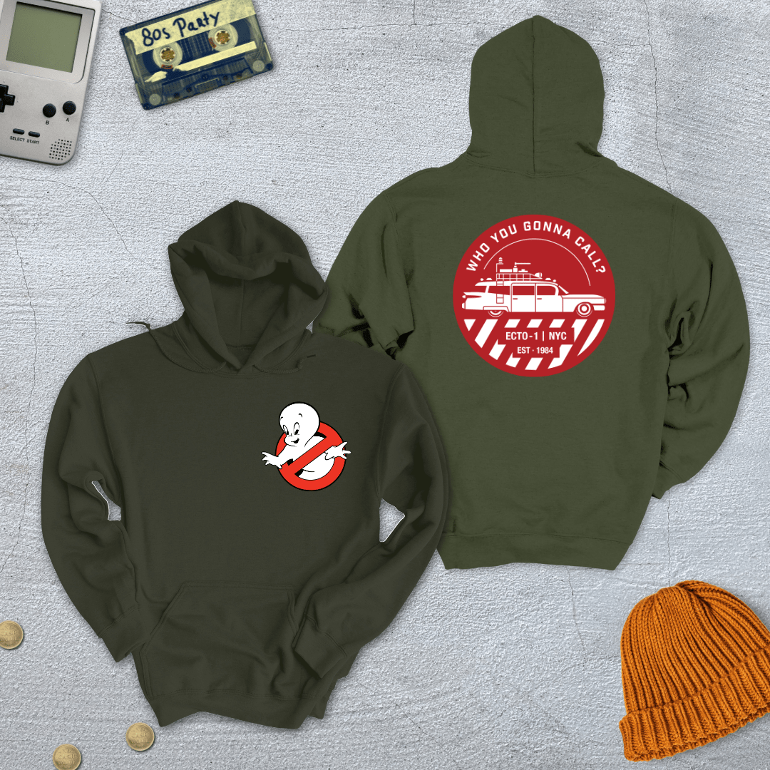 Printify Hoodie Military Green / S Ghosts - Hoodie