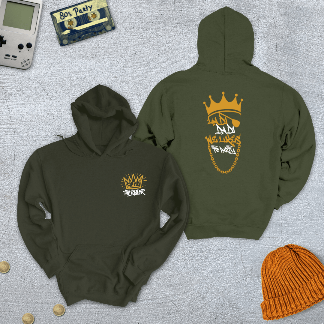 Printify Hoodie Military Green / S La Di Da Di - Hoodie