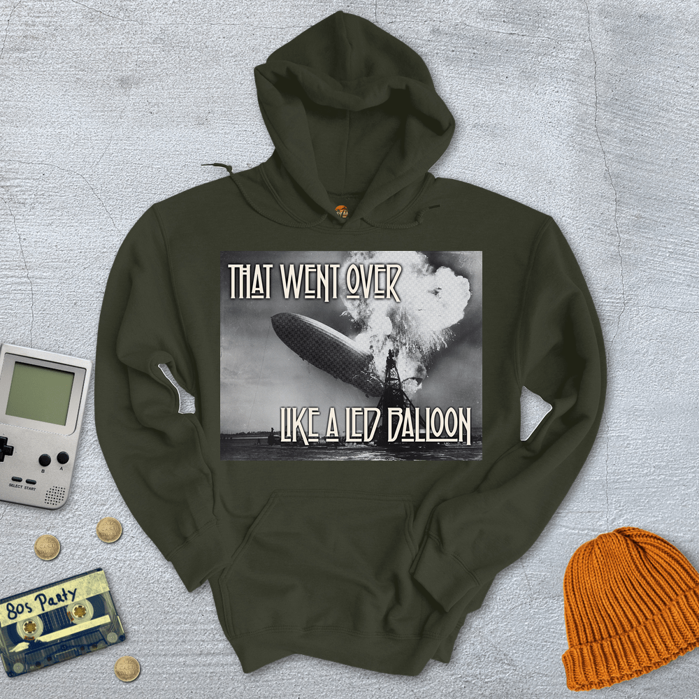 Printify Hoodie Military Green / S Led Balloon - Hoodie