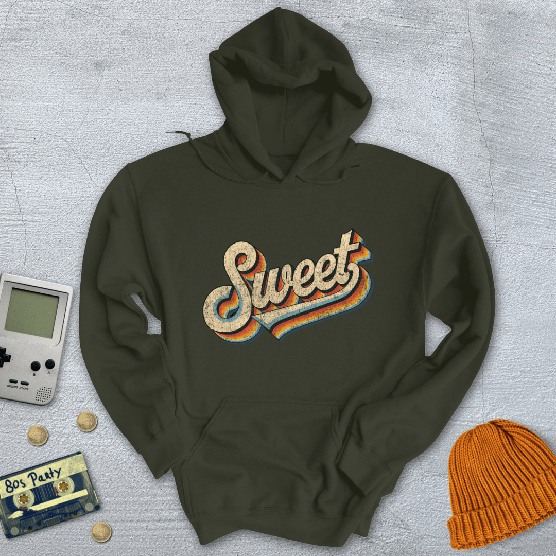 Printify Hoodie Military Green / S Sweet - Hoodie