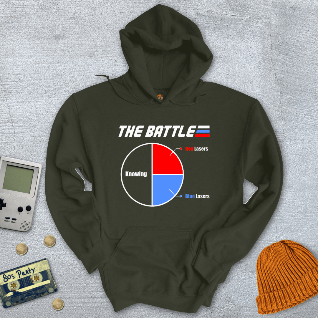 Printify Hoodie Military Green / S The Battle - Hoodie