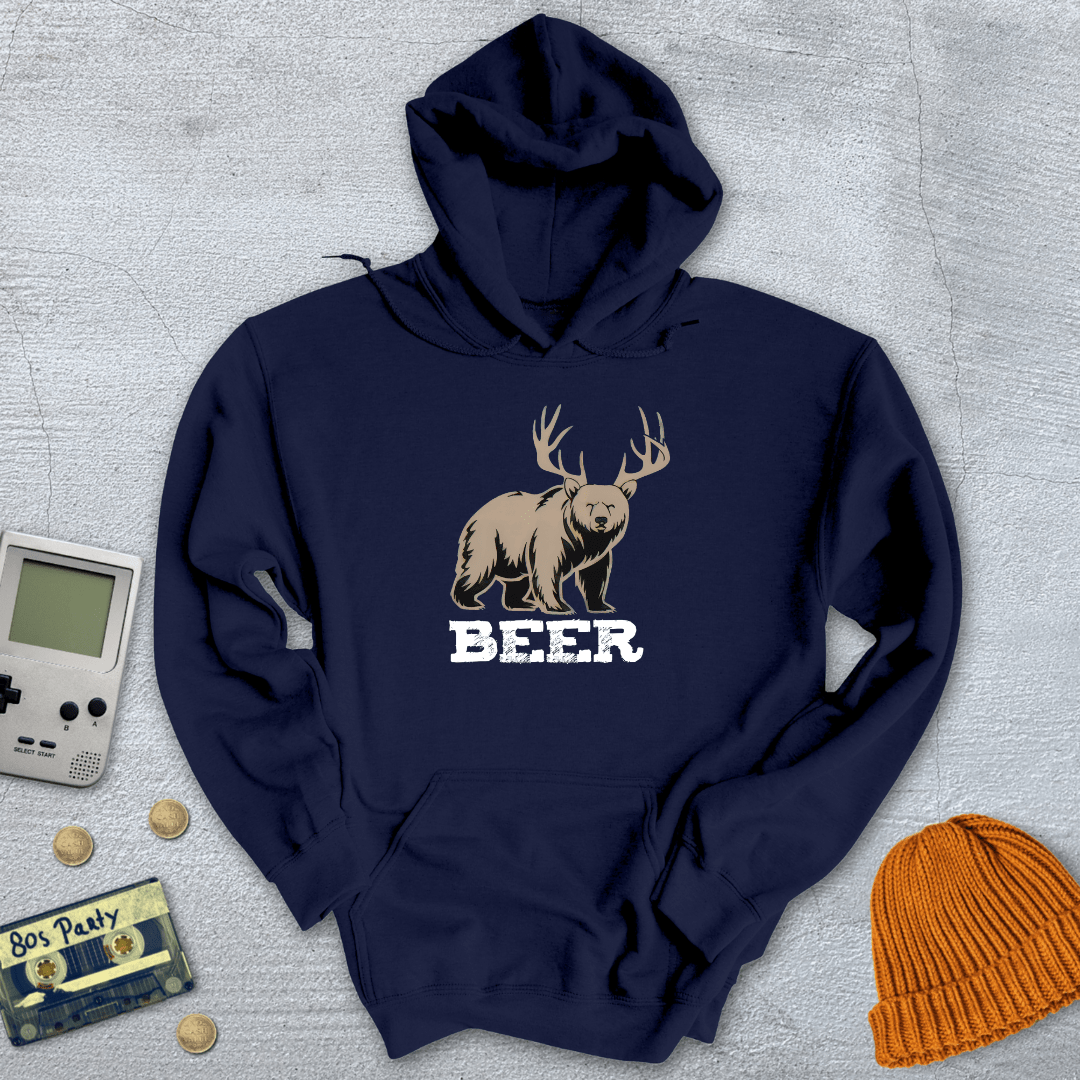 Printify Hoodie Navy / S Beer - Hoodie