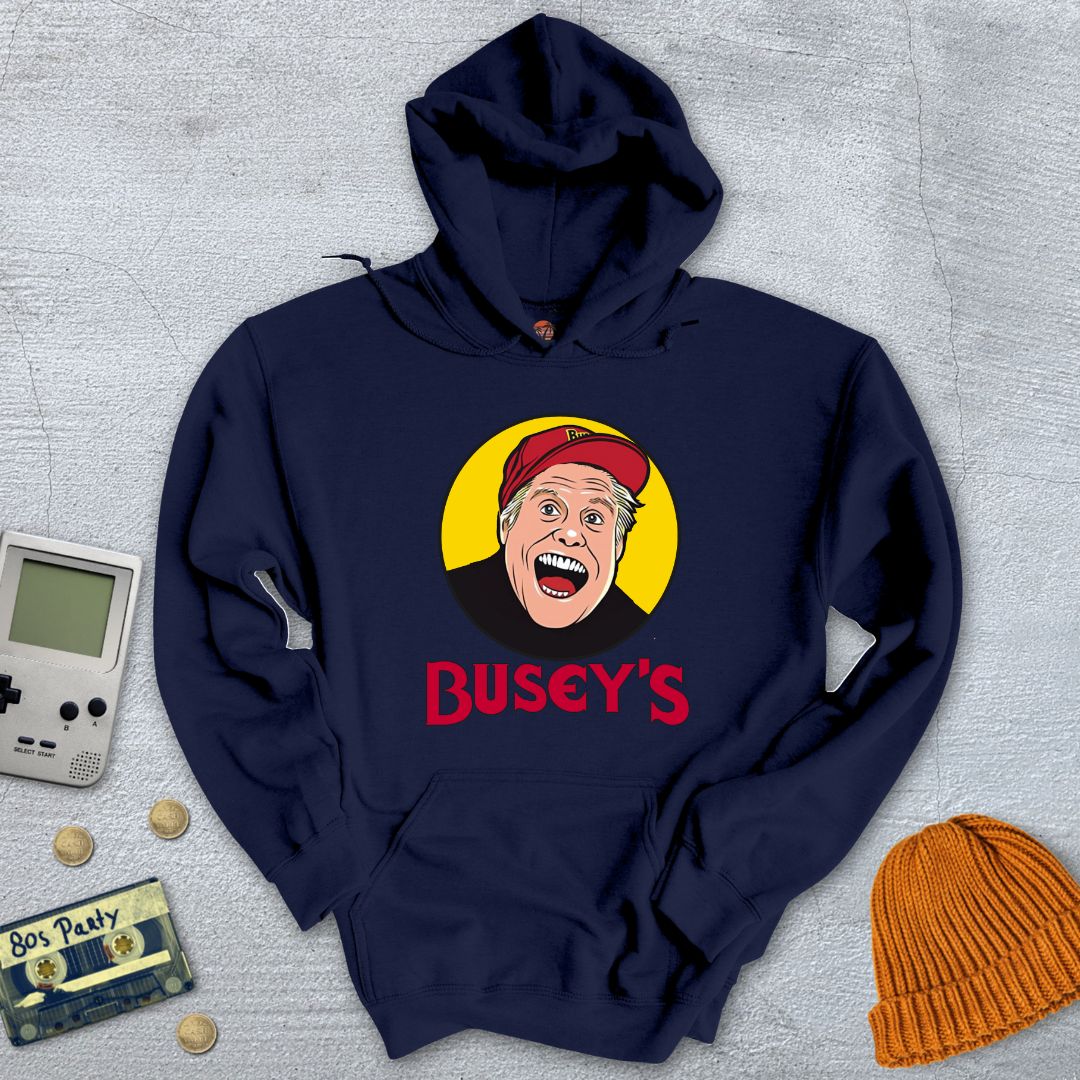 Printify Hoodie Navy / S Busey's - Hoodie