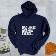Printify Hoodie Navy / S Dad Jokes - Hoodie