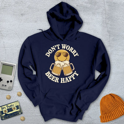 Don't Worry Beer Happy - Hoodie - Throwback Paradise