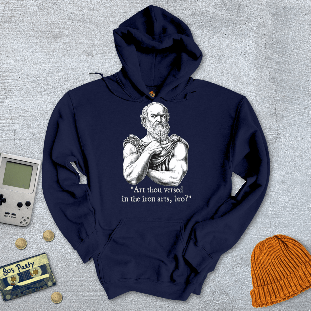 Printify Hoodie Navy / S Dost Thou Lift - Hoodie