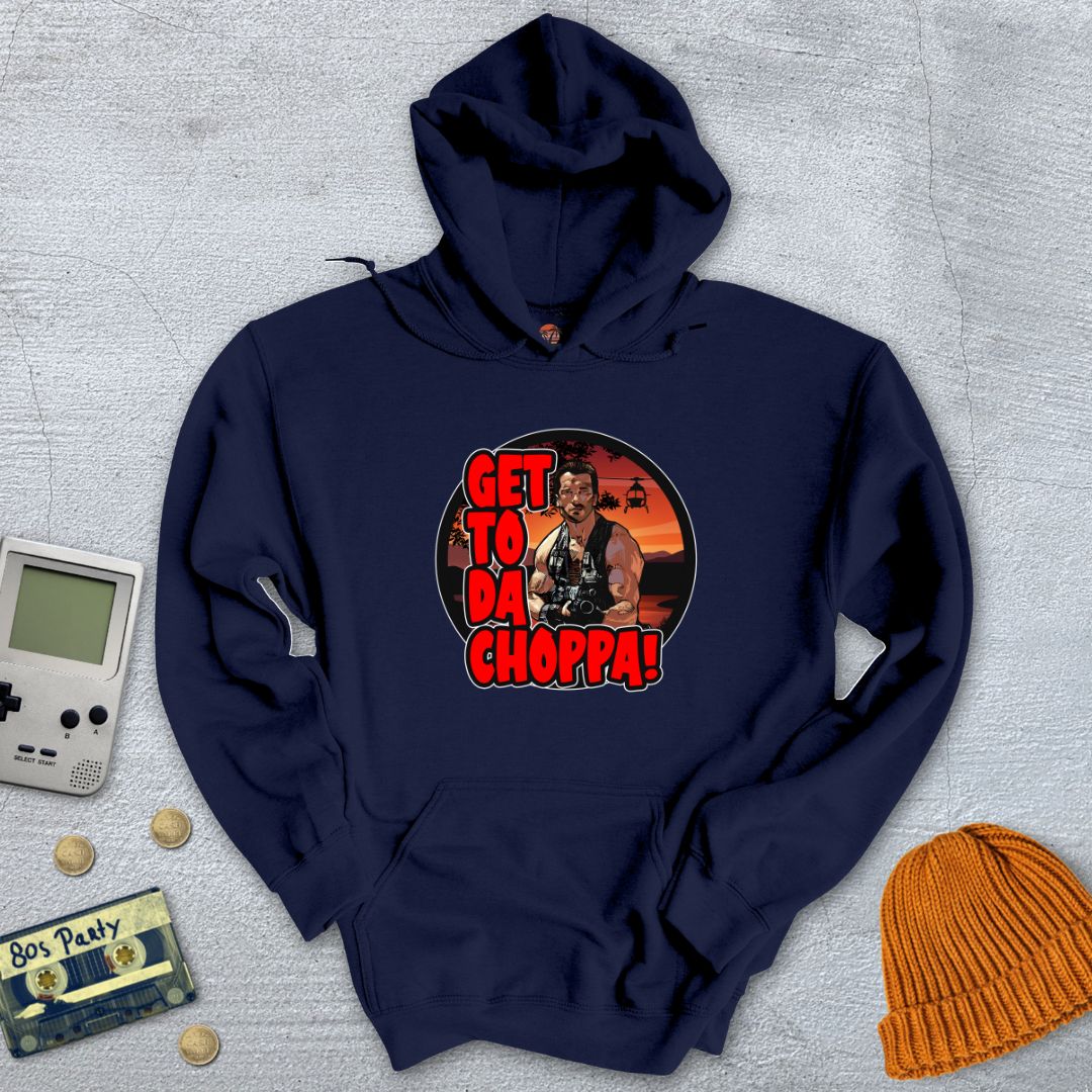 Printify Hoodie Navy / S GetToDaChoppa - Hoodie