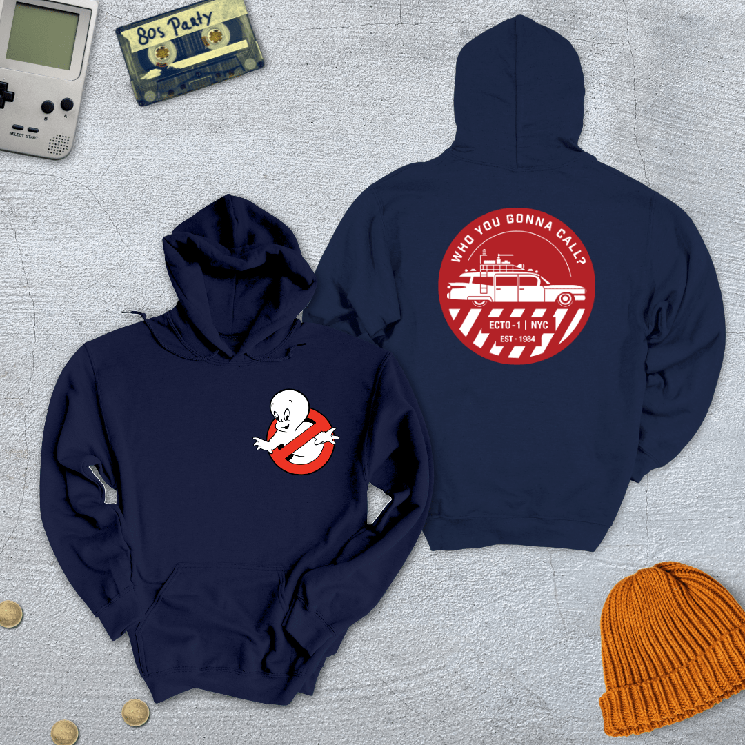 Printify Hoodie Navy / S Ghosts - Hoodie