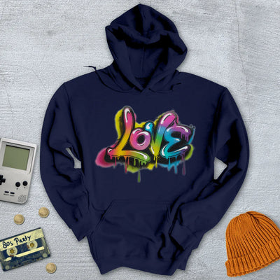 Graffiti Love - Hoodie - Throwback Paradise