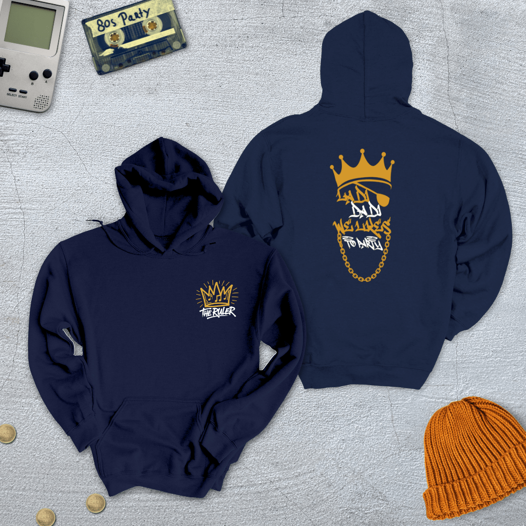 Printify Hoodie Navy / S La Di Da Di - Hoodie
