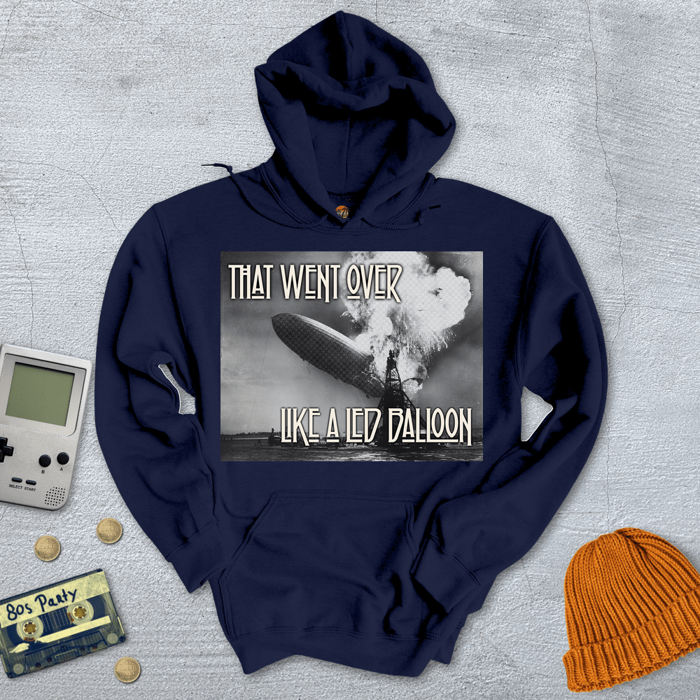 Printify Hoodie Navy / S Led Balloon - Hoodie