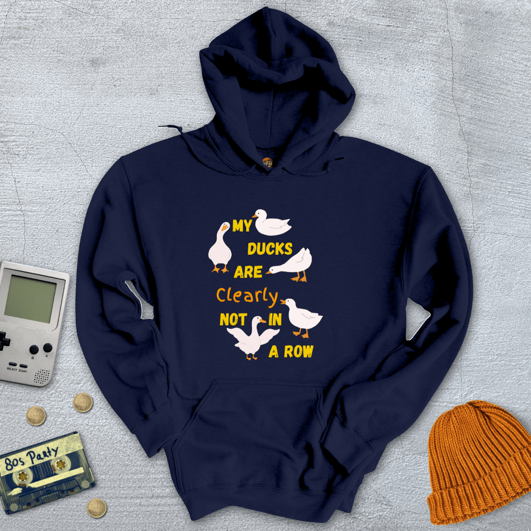 Printify Hoodie Navy / S My Ducks - Hoodie