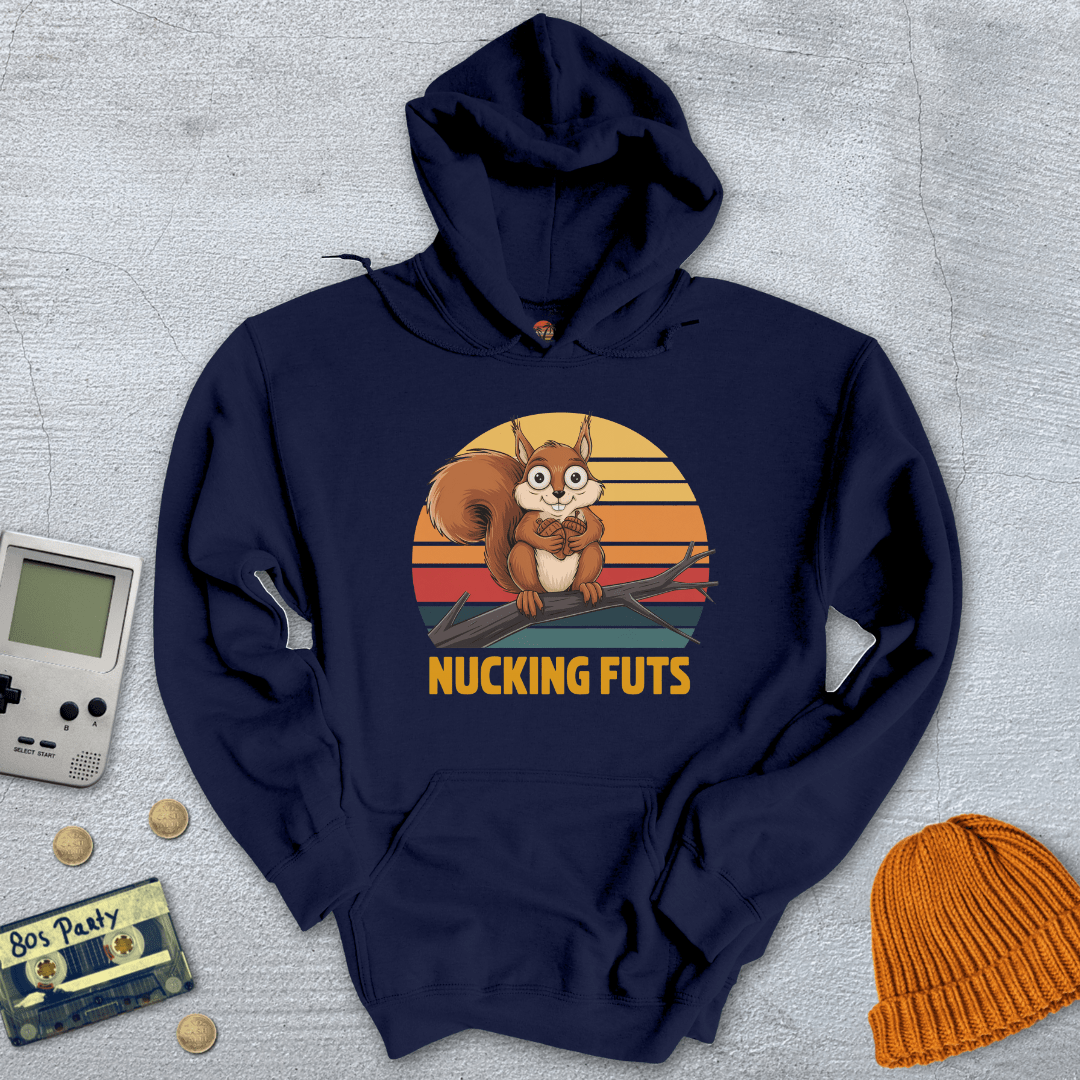 Printify Hoodie Navy / S Nucking Futs - Hoodie