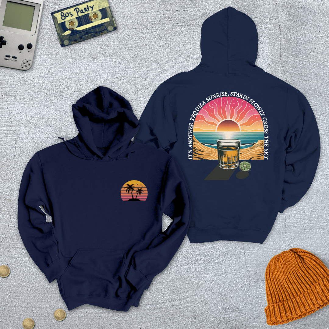 Printify Hoodie Navy / S Paradise - Hoodie
