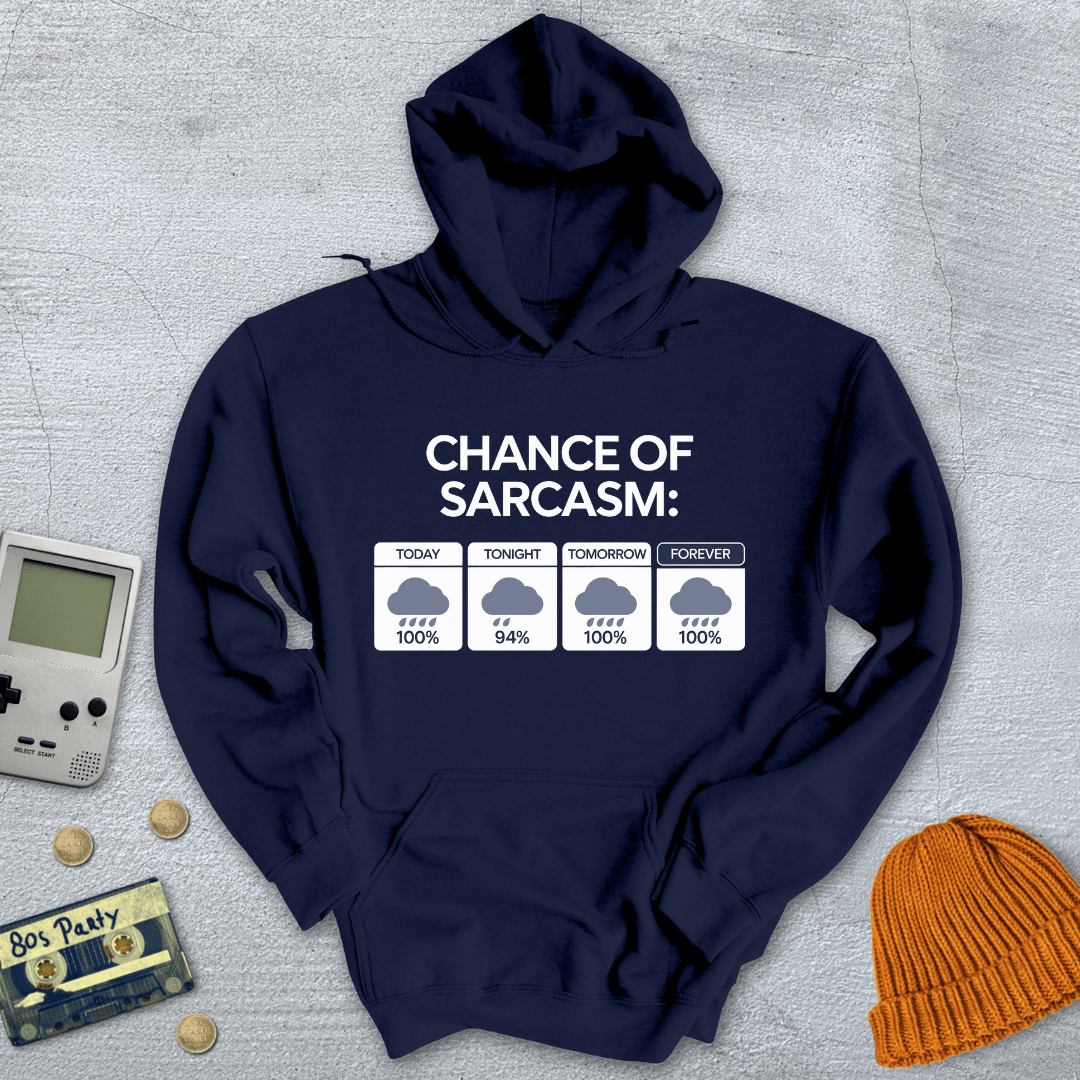 Printify Hoodie Navy / S Sarcasm - Hoodie