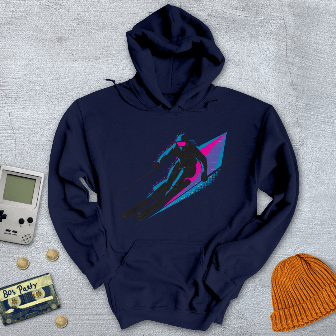 Printify Hoodie Navy / S Ski - Hoodie