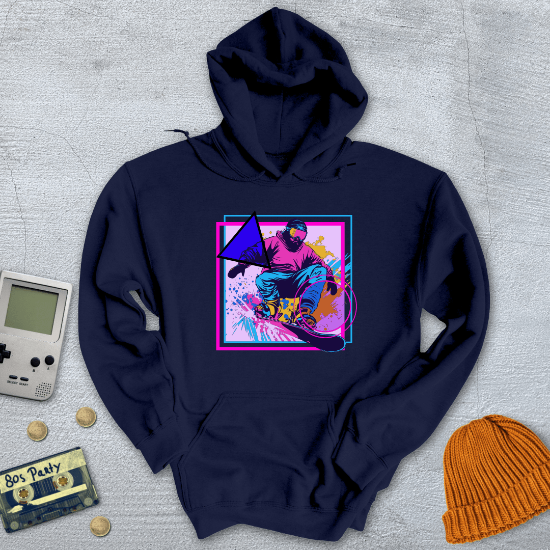 Printify Hoodie Navy / S Snowboarder - Hoodie