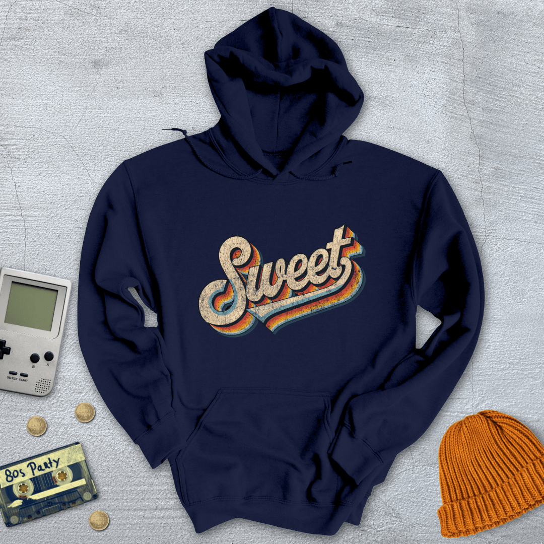 Printify Hoodie Navy / S Sweet - Hoodie