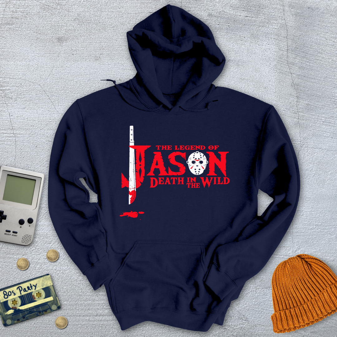 Printify Hoodie Navy / S The Legend of Jason - Hoodie