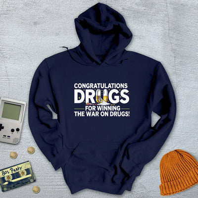 War on Drugs - Hoodie - Throwback Paradise