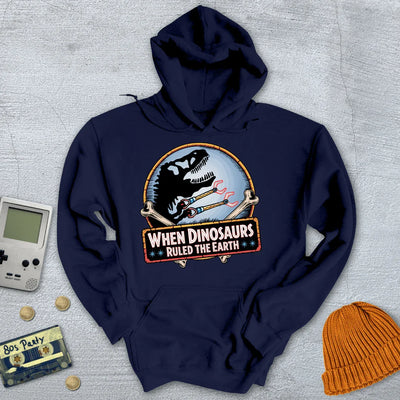 When Dinosaurs Ruled the Earth - Hoodie - Throwback Paradise