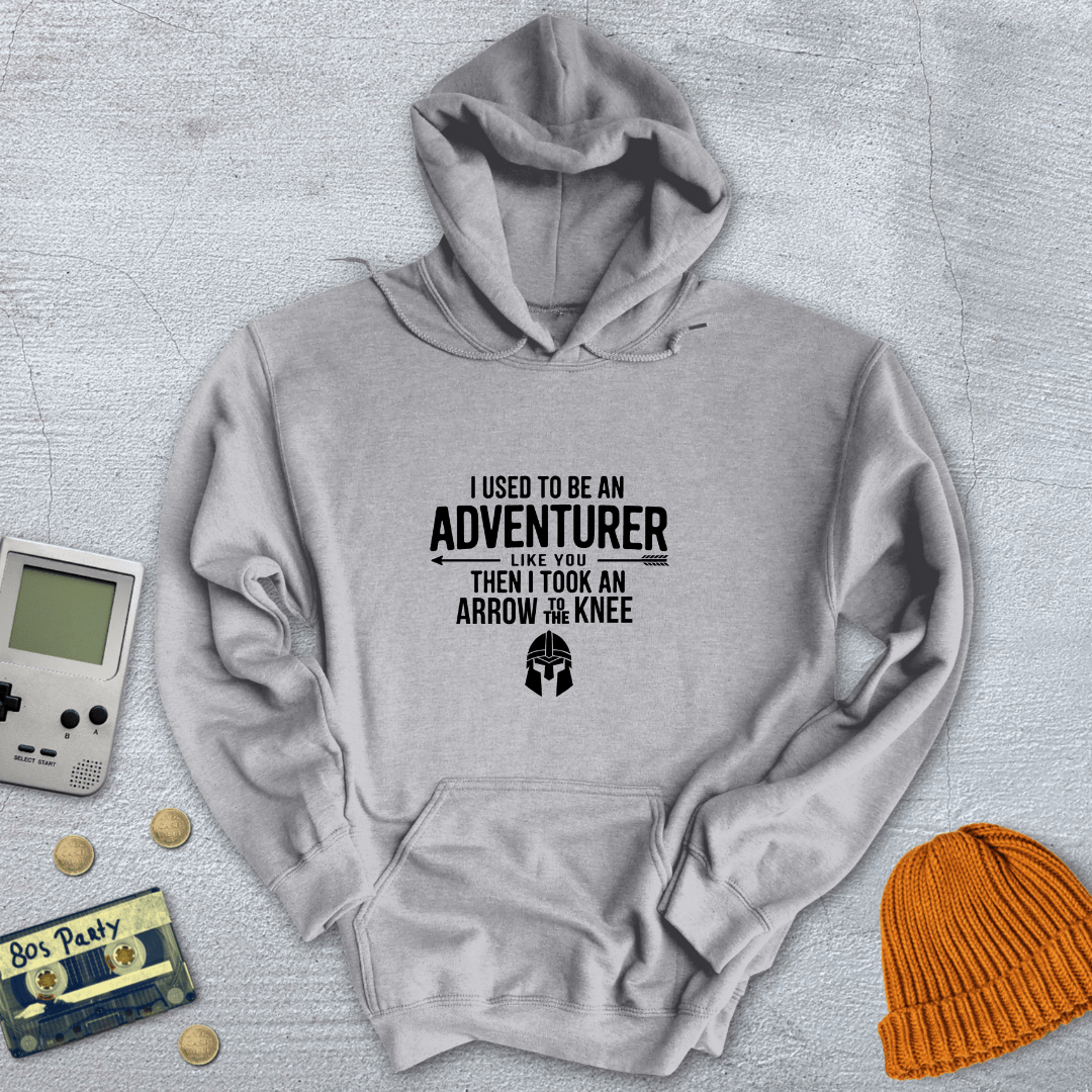 Printify Hoodie Sport Grey / S Arrow to the Knee - Hoodie
