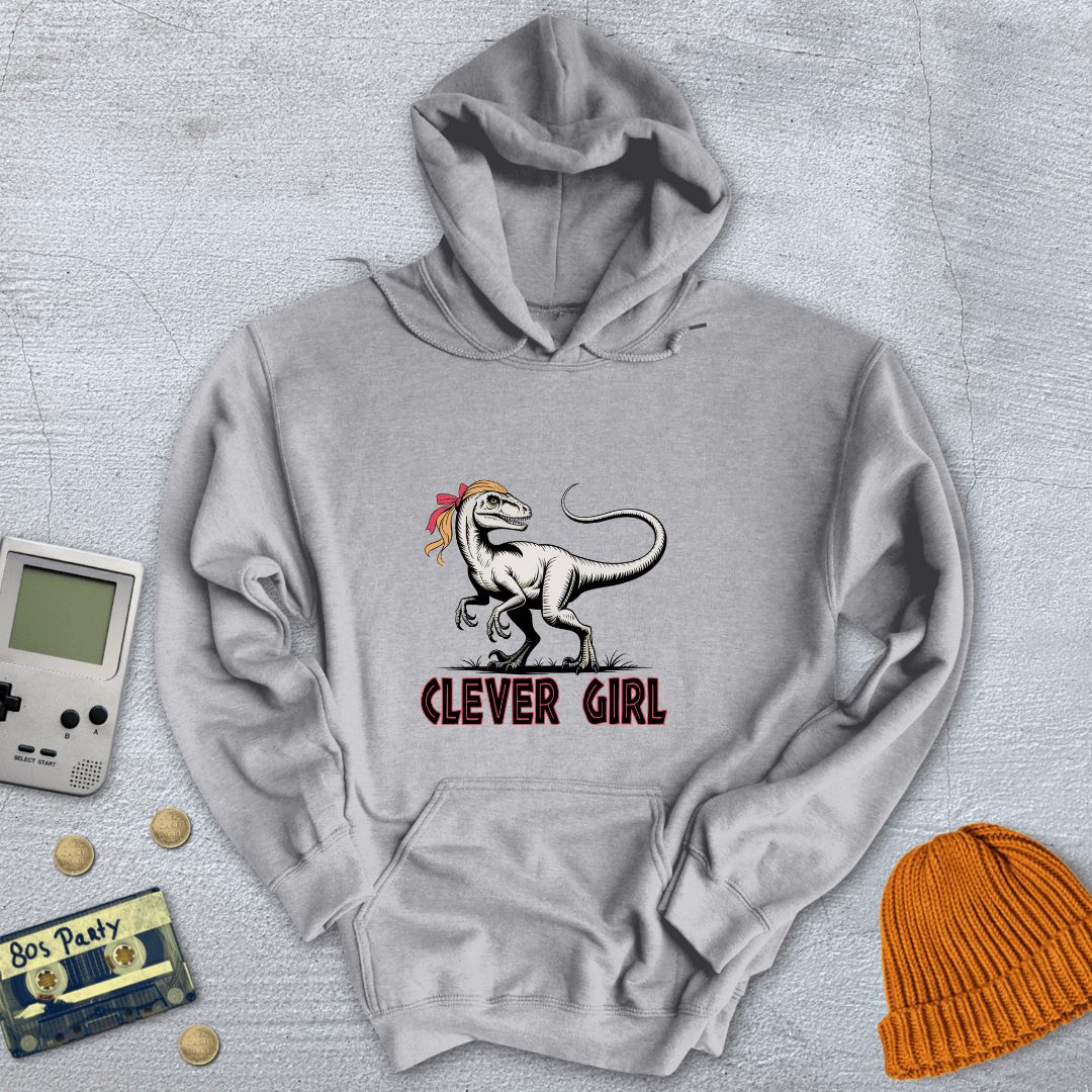 Printify Hoodie Sport Grey / S Clever Girl - Hoodie