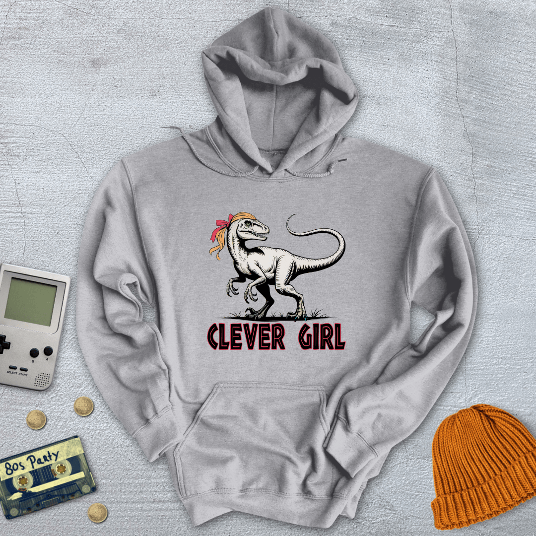 Printify Hoodie Sport Grey / S Clever Girl - Hoodie