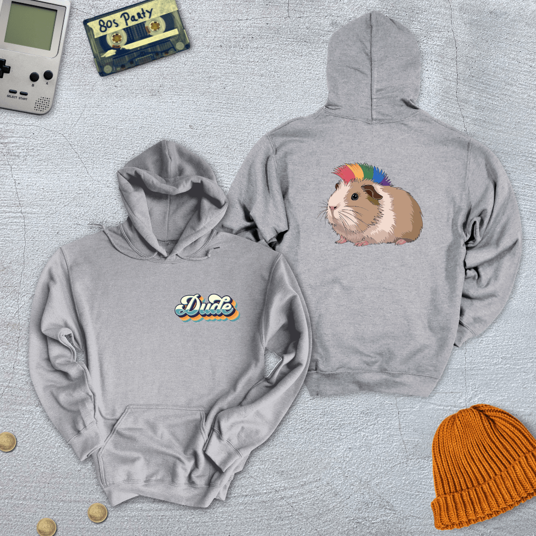 Printify Hoodie Sport Grey / S Dude - Hoodie