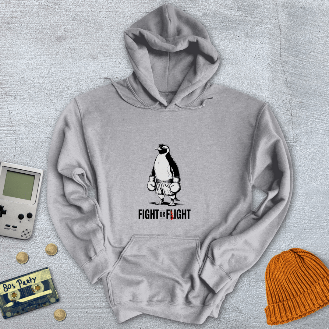 Printify Hoodie Sport Grey / S Fight or Flight - Hoodie