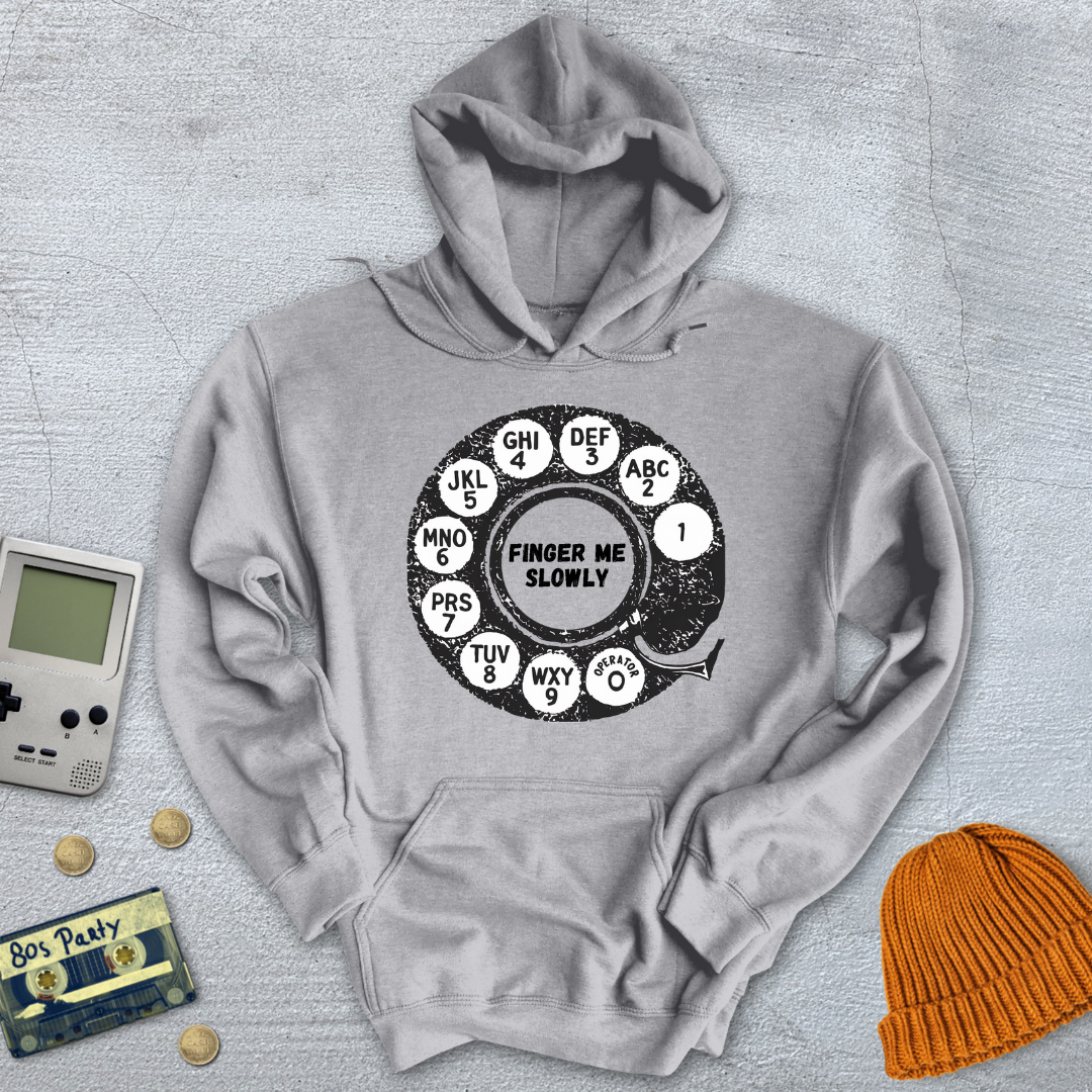 Printify Hoodie Sport Grey / S Finger Me - Hoodie