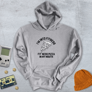 Printify Hoodie Sport Grey / S Fitness Pizza - Hoodie