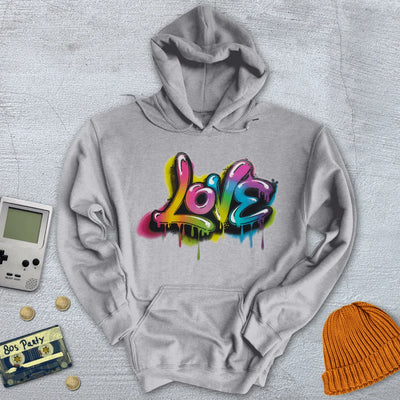 Graffiti Love - Hoodie - Throwback Paradise