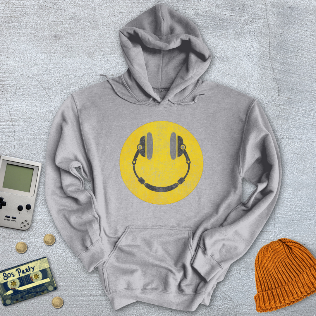 Printify Hoodie Sport Grey / S Happy Face - Hoodie