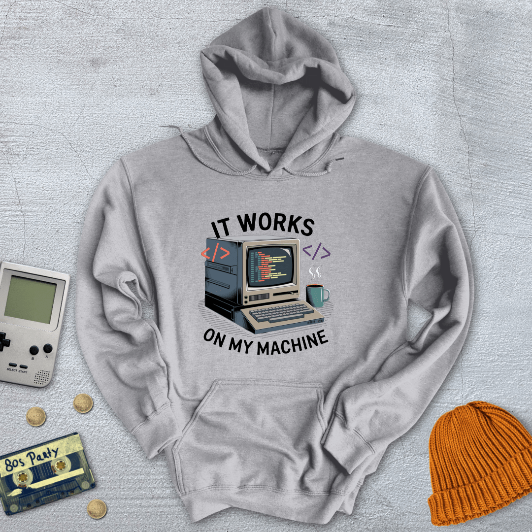 Printify Hoodie Sport Grey / S My Computer - Hoodie