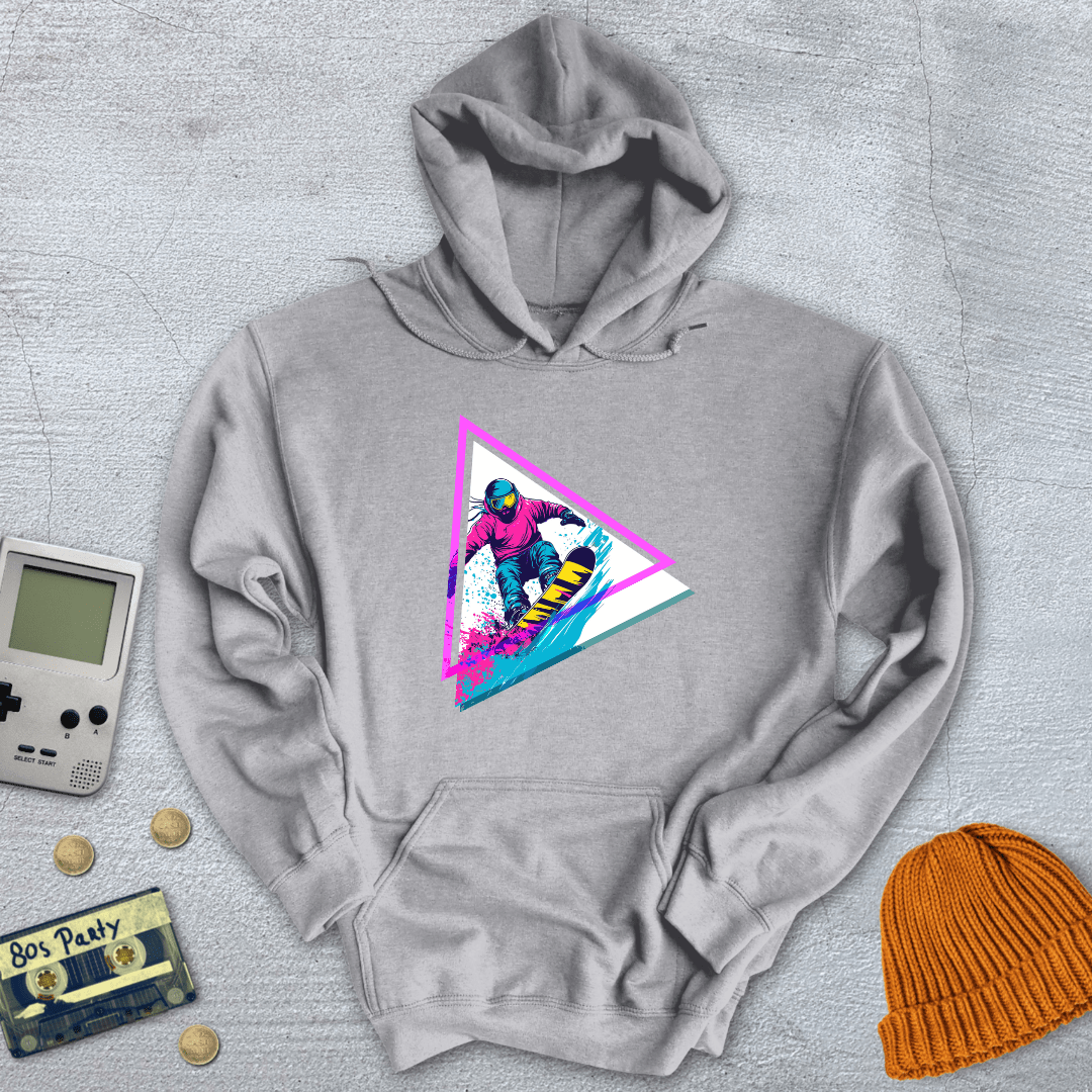 Printify Hoodie Sport Grey / S Neon Triangle Shred - Hoodie