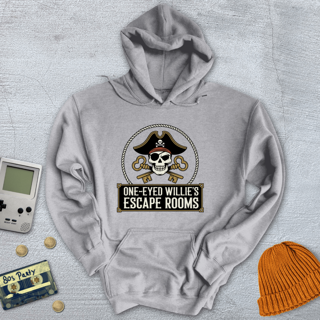 Printify Hoodie Sport Grey / S One Eyed Willie - Hoodie