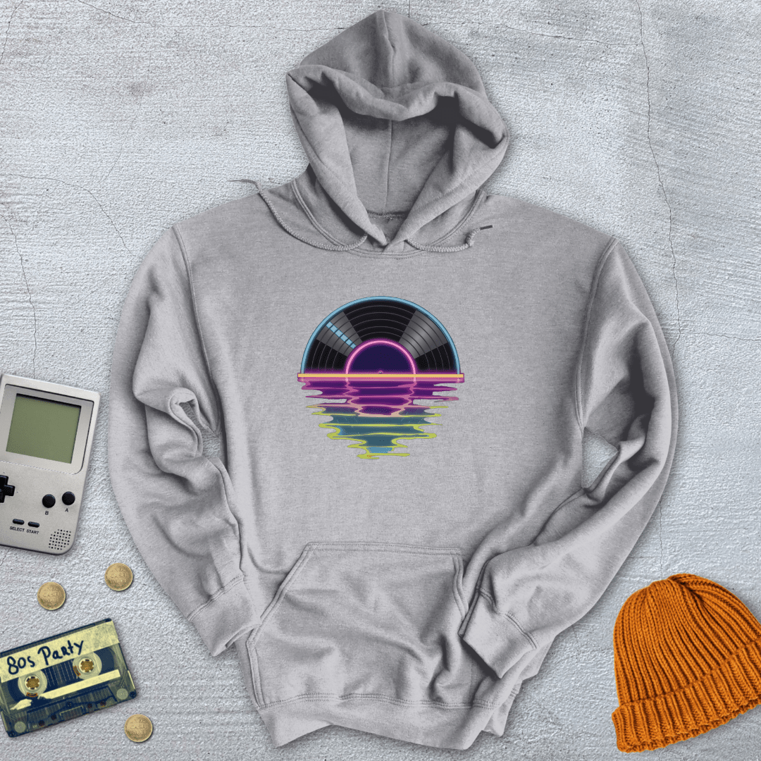 Printify Hoodie Sport Grey / S Record Sunrise - Hoodie