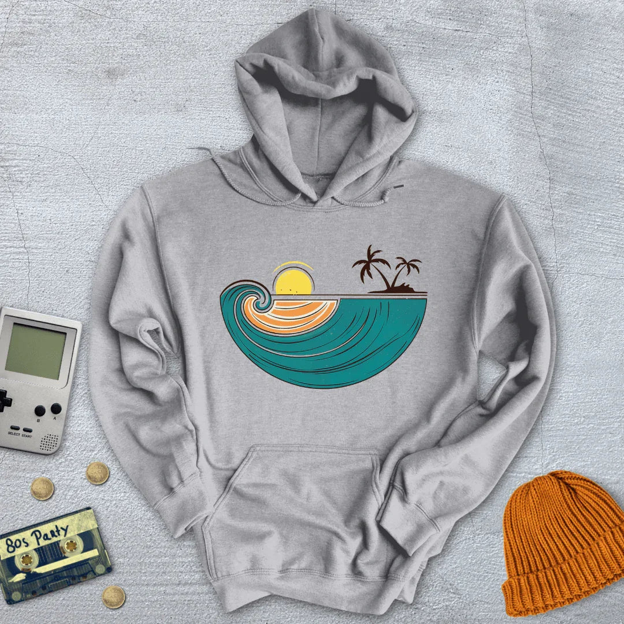 Retro Tropical Bliss - Hoodie