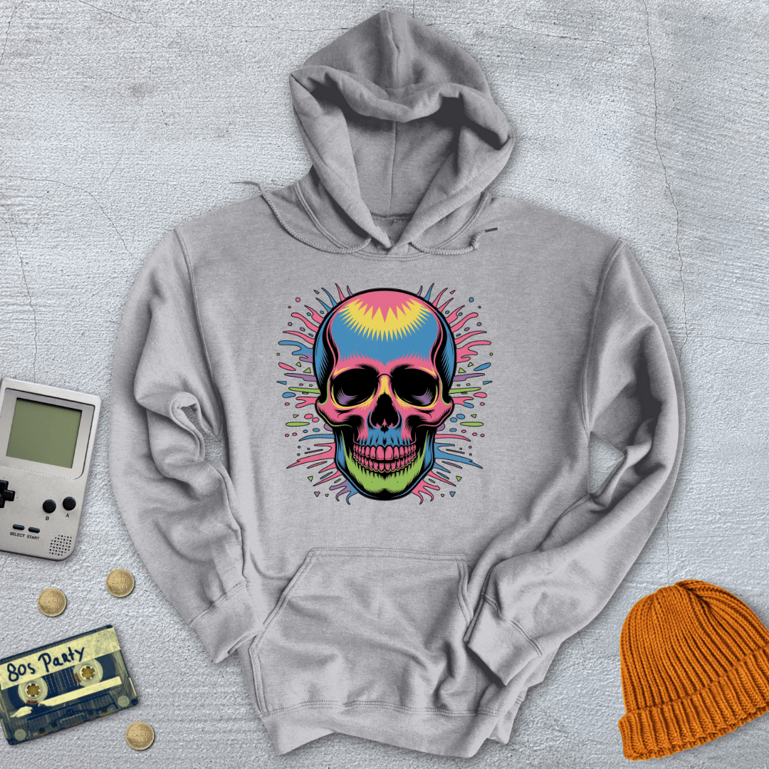 Printify Hoodie Sport Grey / S Skull - Hoodie