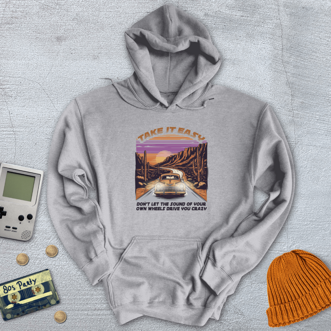 Printify Hoodie Sport Grey / S Take it easy - Hoodie