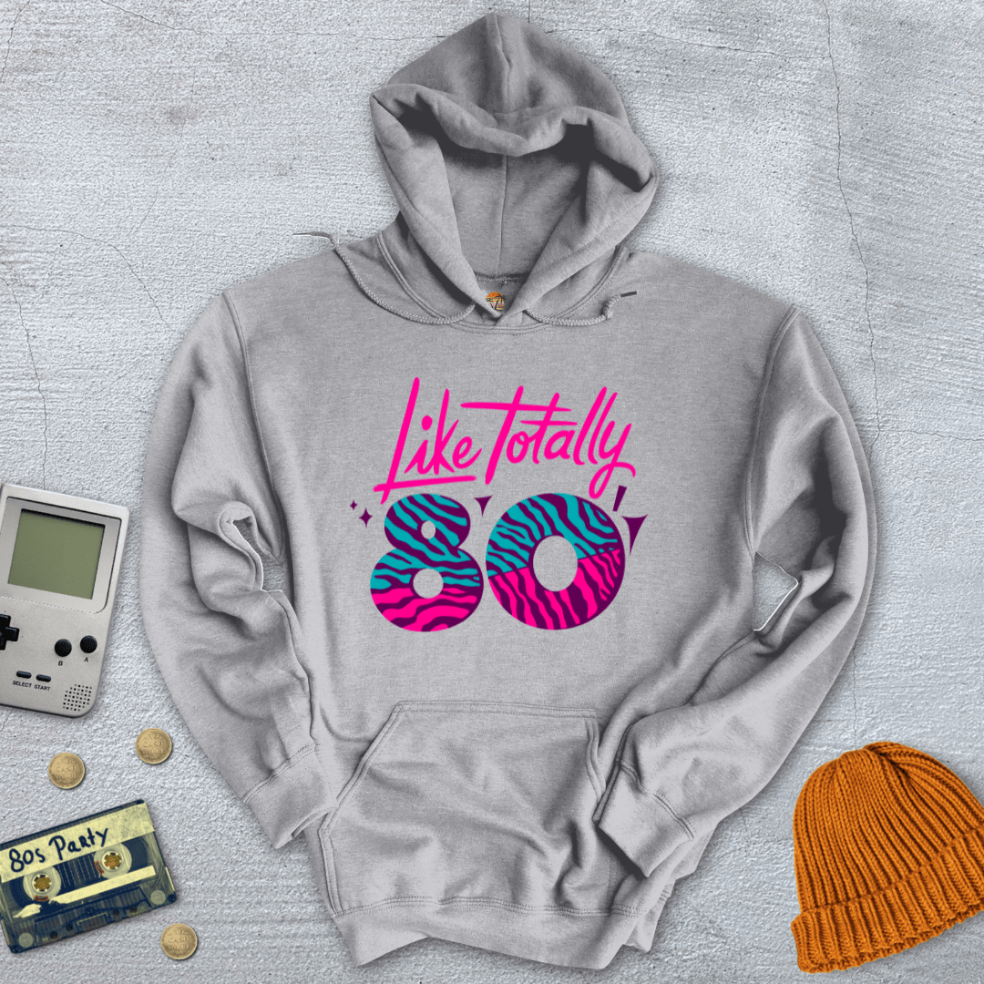 Printify Hoodie Sport Grey / S Totally 80s - Hoodie