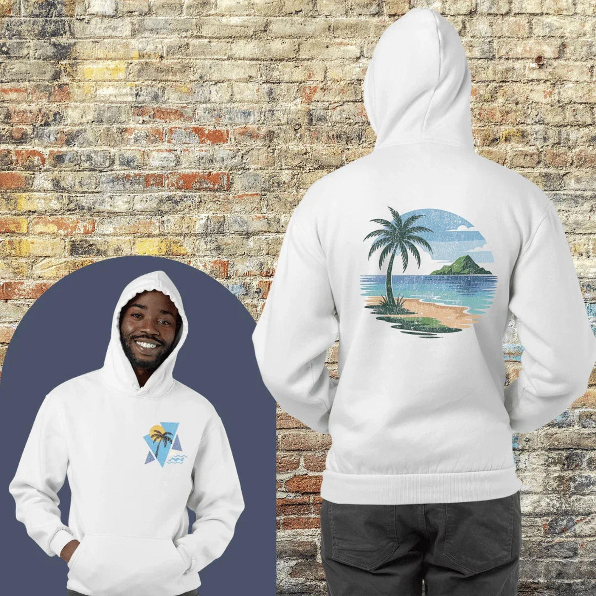 Vintage Beach Vibes - Hoodie