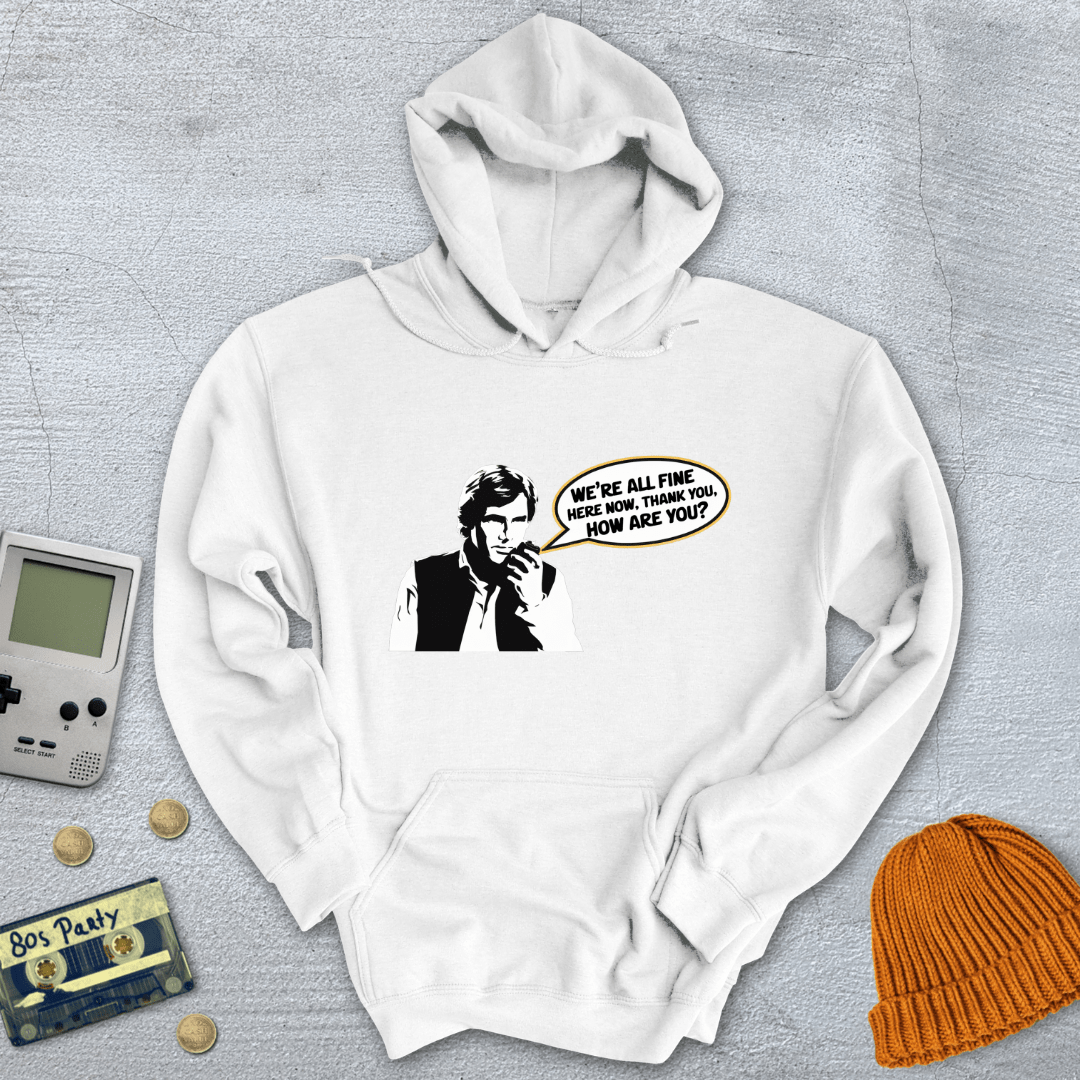 Printify Hoodie White / S All Fine - Hoodie