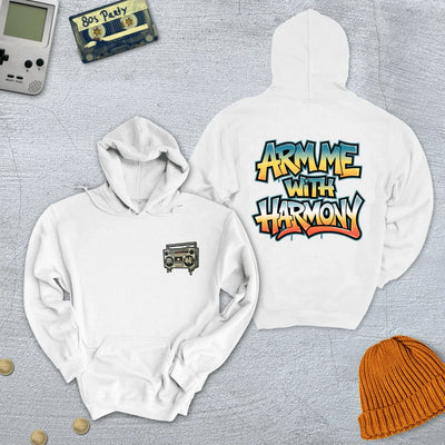 Arm me with Harmony - Hoodie - Throwback Paradise