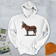 Printify Hoodie White / S Bad Ass - Hoodie