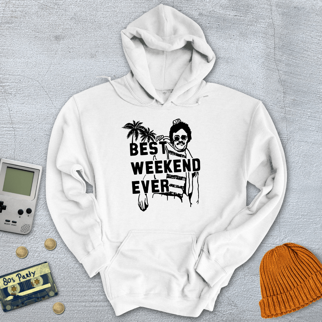 Printify Hoodie White / S Best Weekend Ever - Hoodie