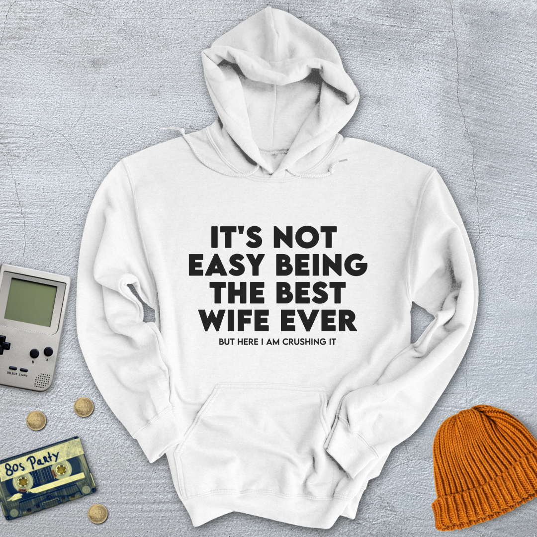 Printify Hoodie White / S Best Wife - Hoodie