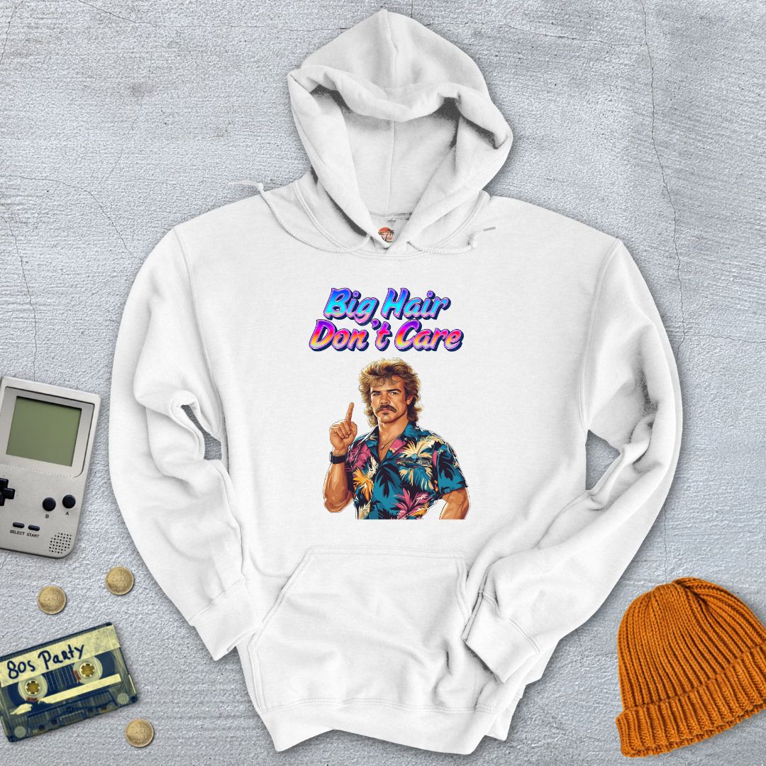 Printify Hoodie White / S Big Hair - Hoodie