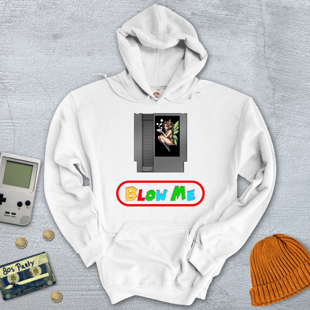 Printify Hoodie White / S Blow Me - Hoodie